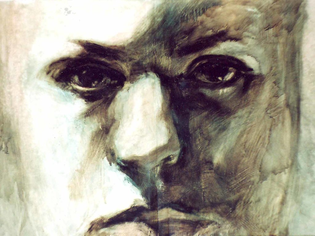 Portret II., 120x100 cm, 2001